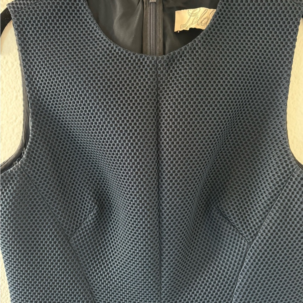 Lela Rose Navy A-Line Dress NWOT - Picture 3 of 6